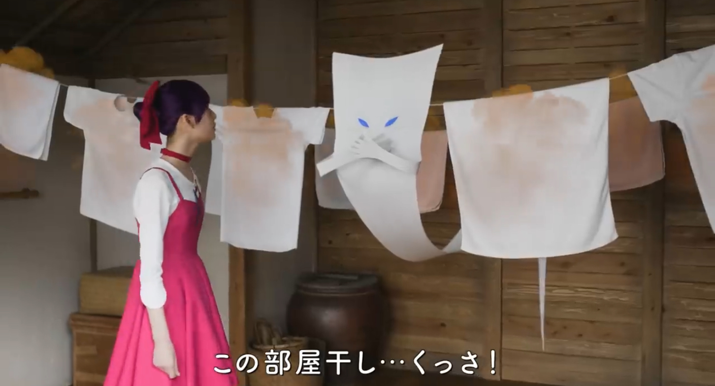 P&G レノア /  「一反もめん登場」 篇